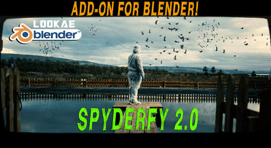 Blender插件-群体粒子动画模拟特效 Spyderfy V2.6 - Boid Systems Add-On Blender插件-群体粒子动画模拟特效 Spyderfy V2.6 - Boid Systems Add-On