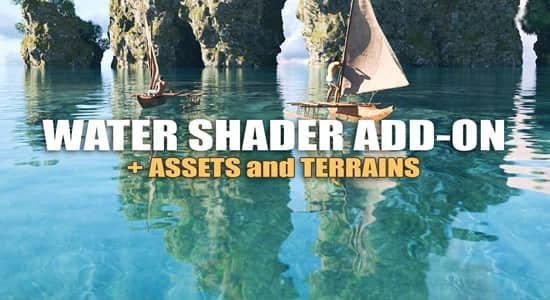 Blender插件-水面着色器工具 Water Shader V2.1.2