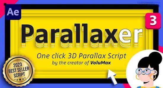 AE脚本-一键快速生成摄像机空间视差MG场景动画 Parallaxer v3.0+使用教程 AE脚本-一键快速生成摄像机空间视差MG场景动画 Parallaxer v3.0+使用教程