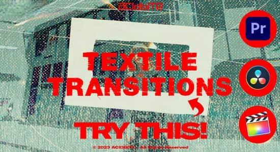 4K视频素材-混乱刮痕纹理特效转场动画+PR/FCPX/达芬奇模板 Textile Transitions 4K视频素材-混乱刮痕纹理特效转场动画+PR/FCPX/达芬奇模板 Textile Transitions