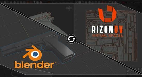 与RizomUV桥接Blender插件 RizomUV Bridge v1.3.4 与RizomUV桥接Blender插件 RizomUV Bridge v1.3.4