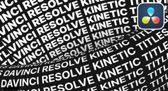 达芬奇模板-10组创意文字标题动态排版效果预设 Kinetic Typography v2 达芬奇模板-10组创意文字标题动态排版效果预设 Kinetic Typography v2