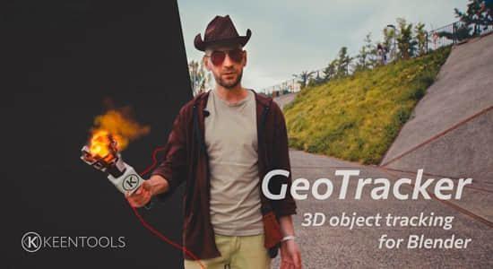 三维对象运动跟踪Blender插件 FaceTracker+FaceBuilder+GeoTracker V2025.1 三维对象运动跟踪Blender插件 FaceTracker+FaceBuilder+GeoTracker V2025.1