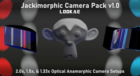 Blender插件-模拟真实摄像机效果 Jackimorphic Camera Pack V1.0.3 含使用教程 Blender插件-模拟真实摄像机效果 Jackimorphic Camera Pack V1.0.3 含使用教程