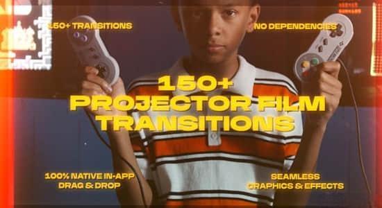 PR模板-150种复古怀旧幻灯片转场过渡效果预设 3D Projector Transitions Pack PR模板-150种复古怀旧幻灯片转场过渡效果预设 3D Projector Transitions Pack