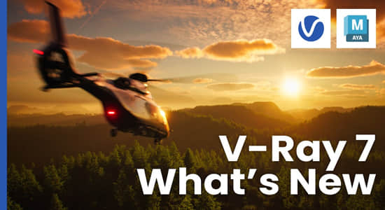 Maya VRay高级渲染器 V-Ray V7.00.02 Win For Maya 2022/2023/2024/2025 Maya VRay高级渲染器 V-Ray V7.00.02 Win For Maya 2022/2023/2024/2025