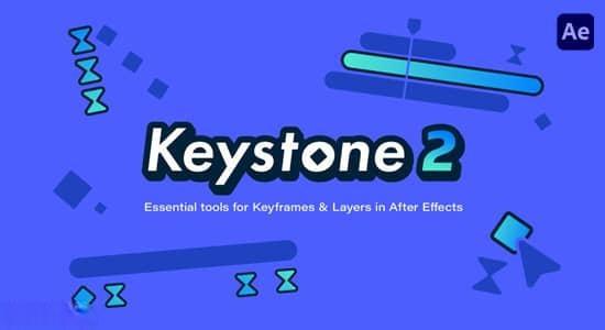 关键帧复制粘贴对齐镜像拉伸调节控制AE脚本 Keystone v2.0.3+使用教程 关键帧复制粘贴对齐镜像拉伸调节控制AE脚本 Keystone v2.0.3+使用教程