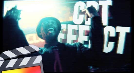 FCPX插件-11组复古CRT老电视机视觉特效动画 RN - CRT TV Effect FCPX插件-11组复古CRT老电视机视觉特效动画 RN - CRT TV Effect