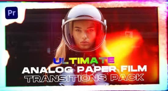 PR脚本150种复古胶片损坏光效纸张撕裂折叠定格转场视觉特效预设