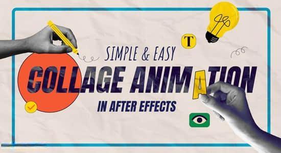 AE教程-学习制作简单易用的拼贴定格动画 Simple & Easy Collage Animation AE教程-学习制作简单易用的拼贴定格动画 Simple & Easy Collage Animation