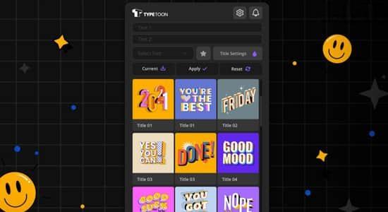 AE脚本-64个卡通复古外观3D风格文字标题动画 TypeToon 1.6.3 + 使用教程 AE脚本-64个卡通复古外观3D风格文字标题动画 TypeToon 1.6.3 + 使用教程