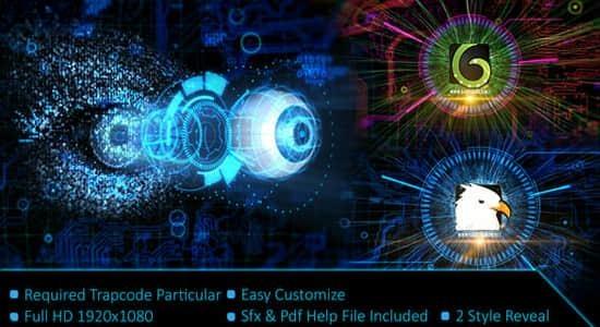 AE模板-未来全息科技感眼部扫描显示LOGO片头 Digital Eye Scan Reveal Logo AE模板-未来全息科技感眼部扫描显示LOGO片头 Digital Eye Scan Reveal Logo