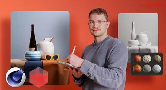C4D教程-RS产品渲染学习课程 3D Design for Commercials with Cinema 4D and Redshift