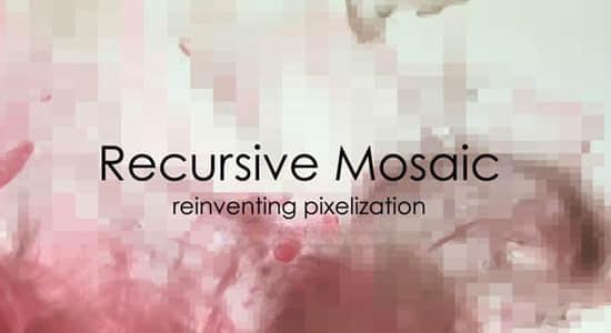 马赛克网格像素化视觉效果AE/PR插件 Recursive Mosaic v1.3.0 Mac苹果版