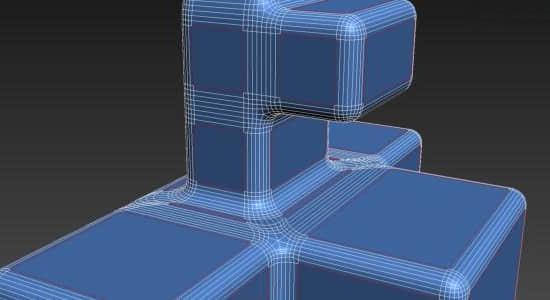 四边形倒角修改器3DS MAX插件 Quad Chamfer Modifier V1.16