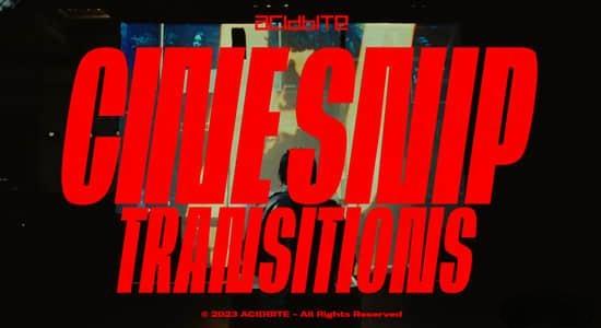 4K视频素材-96个复古老电影胶片灼烧闪烁穿孔污渍刮痕转场动画 CINE SNIP TRANSITIONS