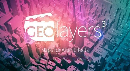 AE脚本-世界地图任意位置路径展示动画 GEOlayers 3 v1.14.1 AE脚本-世界地图任意位置路径展示动画 GEOlayers 3 v1.14.1