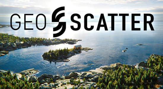 Blender插件-三维花草植物自然景观生成器 Geo-Scatter 5.5.3 Blender插件-三维花草植物自然景观生成器 Geo-Scatter 5.5.3