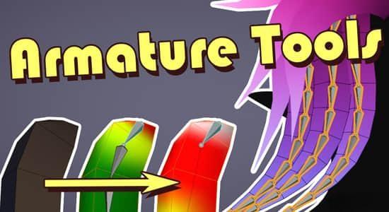 Blender插件-骨骼权重生成编辑工具 Armature Tools V5.2.3 Blender插件-骨骼权重生成编辑工具 Armature Tools V5.2.3