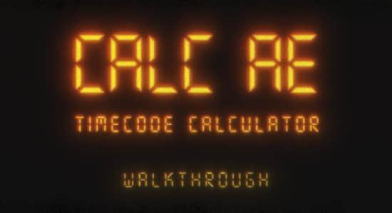 AE脚本-快速制作时间码滚动计算动画 Calc AE v1.0+使用教程 AE脚本-快速制作时间码滚动计算动画 Calc AE v1.0+使用教程