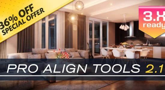 Blender插件-三维模型对齐工具 Pro Align Tools v2.1.11 Blender插件-三维模型对齐工具 Pro Align Tools v2.1.11