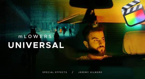 FCPX插件-71个现代简约社交复古科技故障字幕条标题动画预设 mLowers Universal FCPX插件-71个现代简约社交复古科技故障字幕条标题动画预设 mLowers Universal