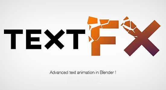 Blender插件-3D文本动画特效 Text Effects Blender插件-3D文本动画特效 Text Effects