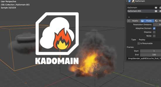 Blender插件-场景物理特效模拟管理工具 Kadomain V1.2.9 Blender插件-场景物理特效模拟管理工具 Kadomain V1.2.9