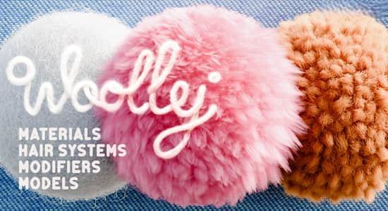 Blender插件-毛茸茸毛发资产预设 Woolly Tools and Shaders V2.0.5 Blender插件-毛茸茸毛发资产预设 Woolly Tools and Shaders V2.0.5