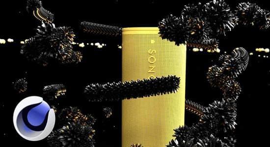 C4D教程-三维模型音频驱动视觉特效制作 Cinema 4D Model Texture and Animate Motion to Sound C4D教程-三维模型音频驱动视觉特效制作 Cinema 4D Model Texture and Animate Motion to Sound