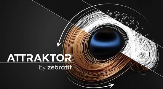 Blender插件-抽象随机线条动画效果 Attraktor V1.1.0.1 Ultimate Blender插件-抽象随机线条动画效果 Attraktor V1.1.0.1 Ultimate