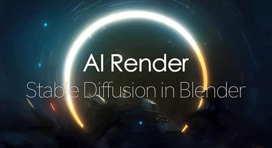智能渲染Blender插件 Ai Render – Stable Diffusion V1.1.0+使用教程 智能渲染Blender插件 Ai Render – Stable Diffusion V1.1.0+使用教程