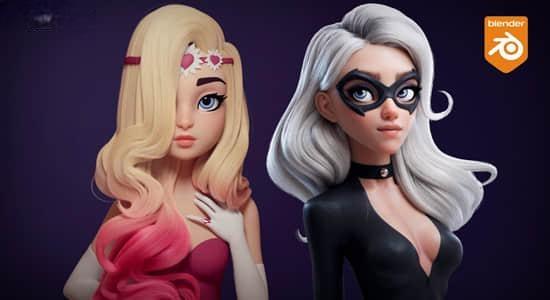 Blender插件-头发发型编辑修改器 Hair Wrangler v1.1.1 + 使用教程 Blender插件-头发发型编辑修改器 Hair Wrangler v1.1.1 + 使用教程