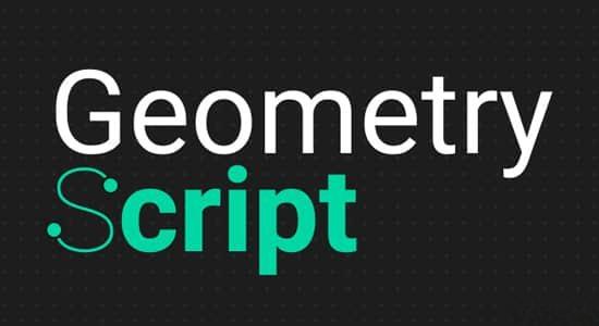 Blender插件-几何节点编辑器 Geometry Script v0.1.2 Blender插件-几何节点编辑器 Geometry Script v0.1.2