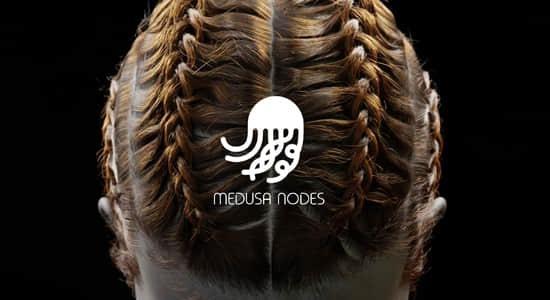 头发系统程序制作器Blender插件 Medusa Nodes v1.1.0 头发系统程序制作器Blender插件 Medusa Nodes v1.1.0