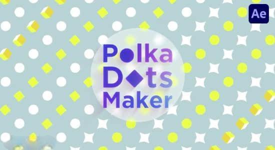 AE脚本-圆点图形矩阵排列效果MG动画 Polka Dots Maker v1.2+使用教程 AE脚本-圆点图形矩阵排列效果MG动画 Polka Dots Maker v1.2+使用教程