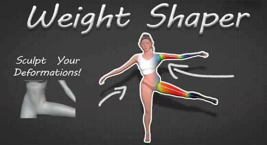 Blender插件-简化绑定权重绘制过程 Weight Shaper v1.1.0 Blender插件-简化绑定权重绘制过程 Weight Shaper v1.1.0