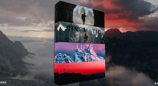 50组无人机航拍LUT视频调色预设 DB Cinematic Drone LUTs
