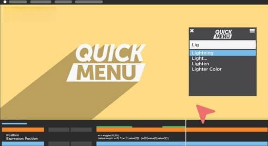 AE脚本-特效预设快速检索查找应用工具 Quick Menu v3.1.0 AE脚本-特效预设快速检索查找应用工具 Quick Menu v3.1.0