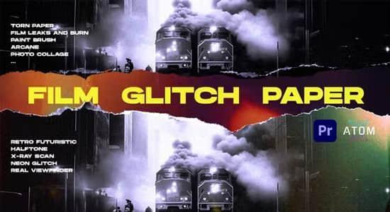 PR脚本-160组复古电影胶片故障纸张撕裂拼贴定格转场动画预设 Premiere Pro Transitions PR脚本-160组复古电影胶片故障纸张撕裂拼贴定格转场动画预设 Premiere Pro Transitions