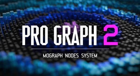 Blender运动图形动画节点预设 Pro Graph - Motion Graphics Tools For Geometry Nodes V2.0.0