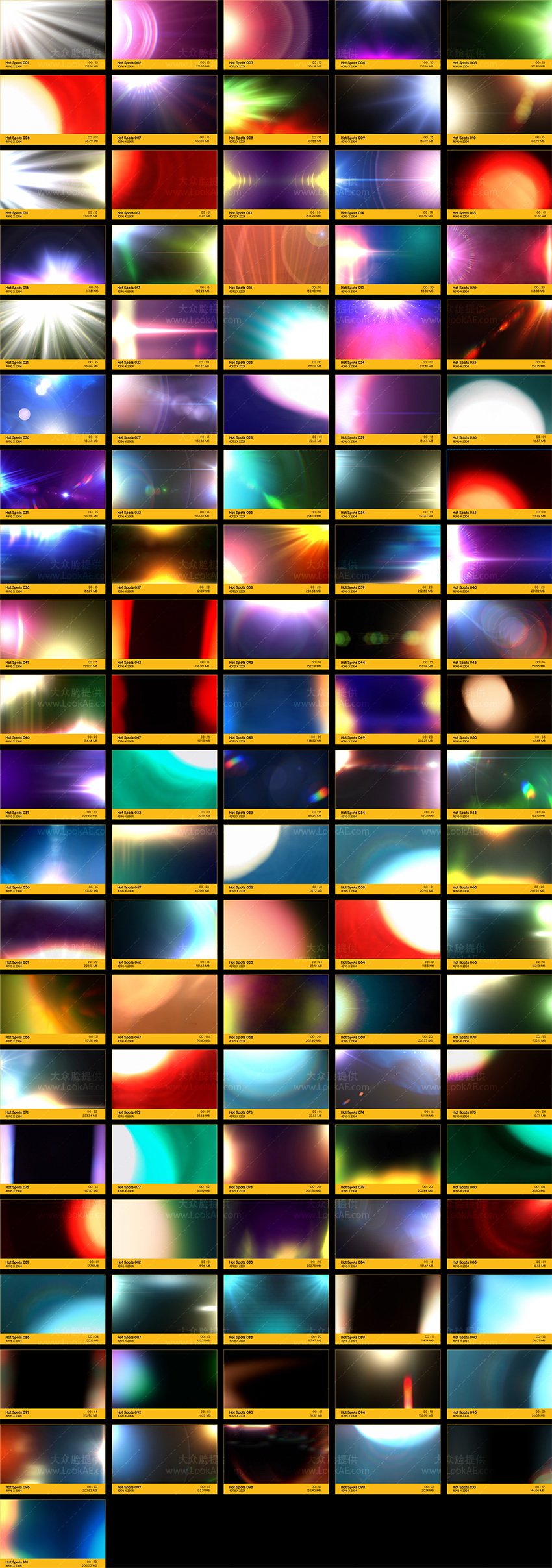 4K视频素材-101个梦幻唯美耀斑光效视觉特效动画 BBV60 4K视频素材-101个梦幻唯美耀斑光效视觉特效动画 BBV60