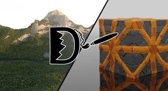 三维地形高度置换绘制Blender插件 Displace Painter V1.1+使用教程 三维地形高度置换绘制Blender插件 Displace Painter V1.1+使用教程