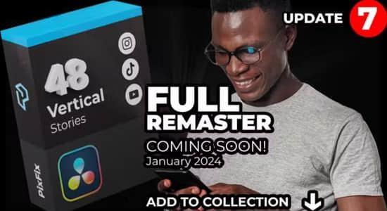 达芬奇模板-48个时尚简洁竖屏封面海报排版宣传动画 (Upd.7) 达芬奇模板-48个时尚简洁竖屏封面海报排版宣传动画 (Upd.7)