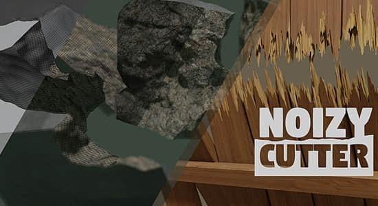 Blender插件-自定义手绘样条线几何切割破碎工具 Noisy-Cutter v1.6+使用教程