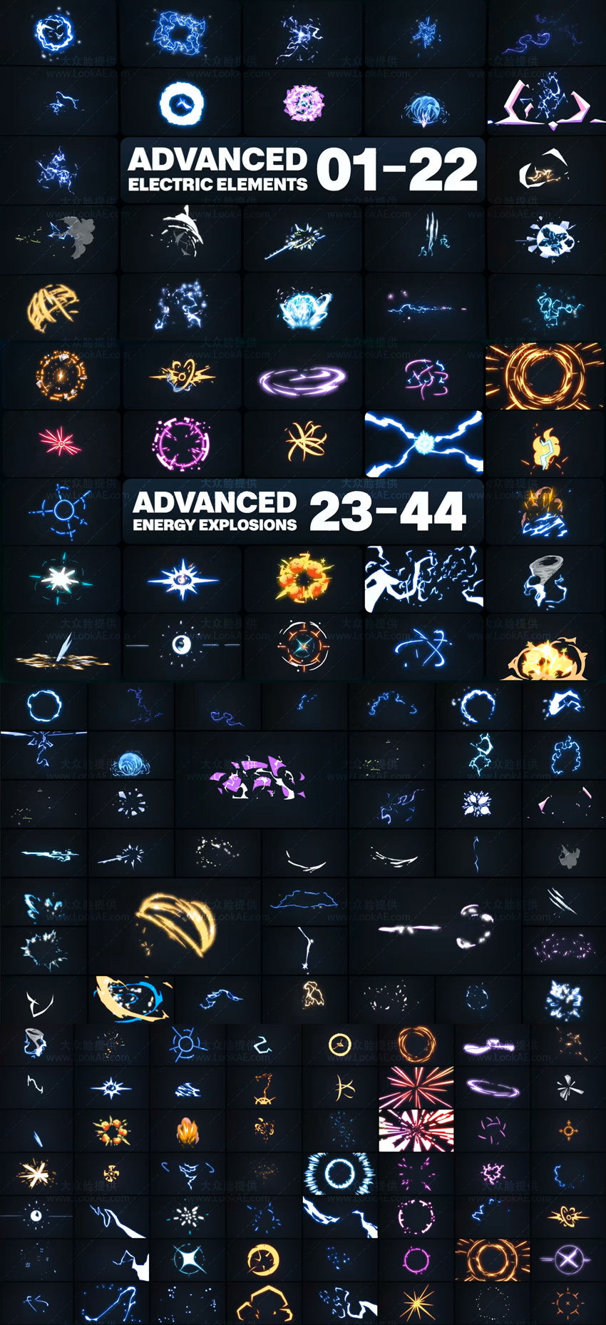 第一季 FCPX插件-140个动漫卡通能量电流爆炸元素MG特效动画V1 第一季 FCPX插件-140个动漫卡通能量电流爆炸元素MG特效动画V1