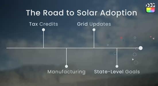 FCPX插件-50个模块化极简设计风格点线图形文字展示动画