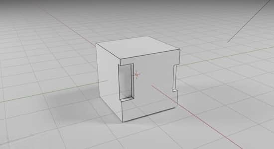 模型边框线条着色器资产Blender预设 Basic Edge Shader