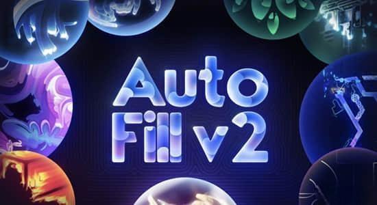 中文汉化AE插件-图层边界自动填充路径生长动画 AutoFill v2.0.1 Win+使用教程