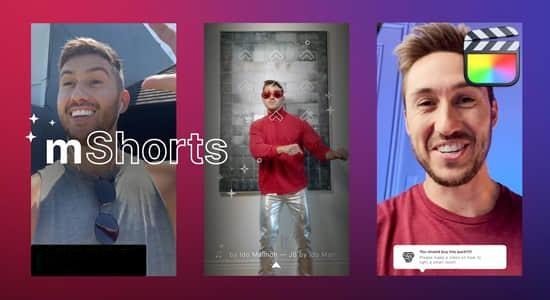 FCPX插件-110个竖屏包装头像点赞滑动标题介绍图形元素包装动画 mShorts FCPX插件-110个竖屏包装头像点赞滑动标题介绍图形元素包装动画 mShorts